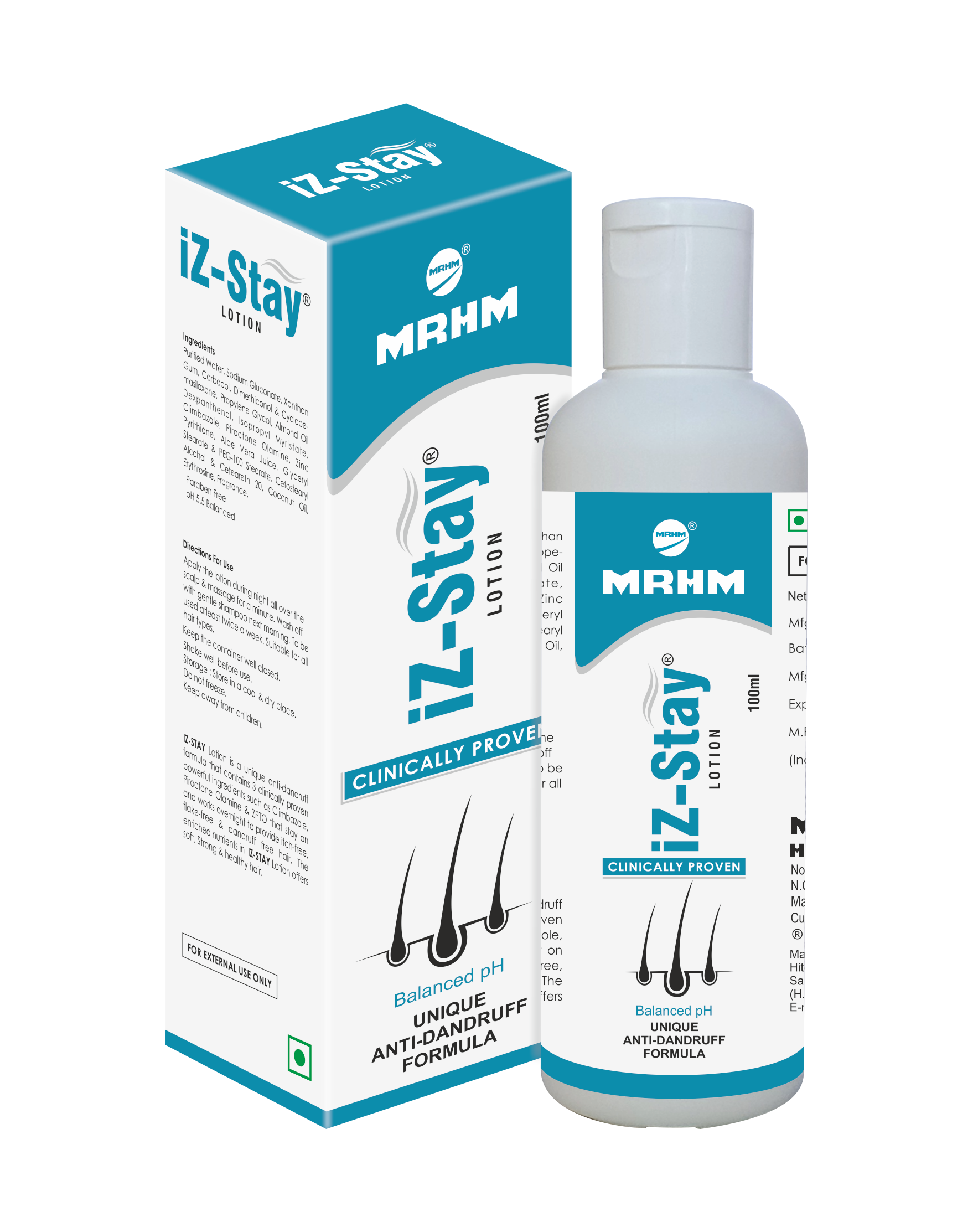 i-Z Stay Lotion – zinc-based soothing and protective lotion for sensitive skin by MRHM Pharma